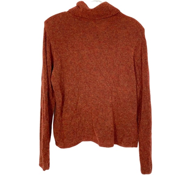 Vintage 90s Granny Pullover Sweater Womens Size XXL Boxy Boucle Knit Turtleneck - Picture 2 of 9